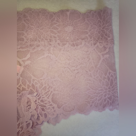 PINK Floral Lace Cheeky Boyshort- Med - NWT - Picture 4 of 10